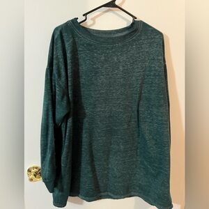 The sweatshirt project women’s 1X green sweatshirt
